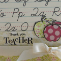 Stamps: image and sentiments from Teacher's Apple by PTI
Ink: Pure Black by PTI
Cardstock: Vintage Cream by PTI
Patterned Paper: Story Hour from the REport Card Collection by October Afternoon,...