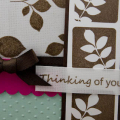 Stamp Set(s): Take Three: Spring (Urban Design by Alli Miles) by PTI
Cardstock: Stamper's Select White by PTI,  Kraft by PTI, Aqua Mist by PTI, Dark Chocolate by PTI, Raspberry Frizz by PTI,...