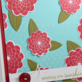 Wishing you Sunshine-
Homemade Beautiful Blooms Paper