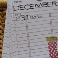 Birthday & Anniversary Calendar - December