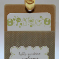 Baby Duck Welcome Pocket Card