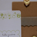Baby Duck Welcome Pocket Card - inside card