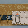 For You Baby Bottle Card