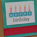 Happy Birthday Candles Card
