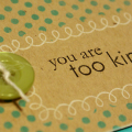 Dotted Kindness Card - detail