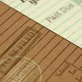 Thank You Past Due Card - detail