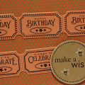 Birthday Ticket Wish Card