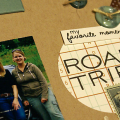 Road Trip Scrapbook Page - detail