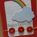 Bright Rainbow Birthday Card