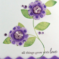 purple flower love