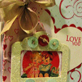 I forget what challenge I made this for, but I love this card! Especially the fun PTI Flourishes and hearts!:)