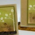 Embossed Fall Tree Cards