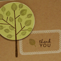 Circle Tree Thank You Card