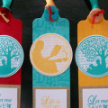 Bookmarks for the teachers.
Stamps: All Booked Up
Paper: Pure Poppy, Hawaiian Shores, Kraft, White and Summer Sunrise
Ink: Pure Poppy, Summer Sunrise, and Versa Magic Turquoise Gem
Ribbon:...