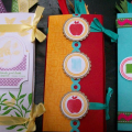 Recipe Wrap Up Template
Stamps: All Booked Up, School Time, Round and Round Anniversary
Paper: Pure Poppy, Hawaiian Shores, Kraft, White, Plum Pudding, New Leaf, Lemon Tart, Berry Sorbet and...