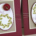 wine wreaths on oval