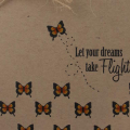 Supplies: Everything from Papertrey Ink unless otherwise noted
Cardstock: Black and Kraft
Stamps: Butterfly Dreams
Markers: Copics
Embellishments: Twine and Webster's Pages Sparkler