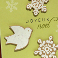 Dove in the Snow card