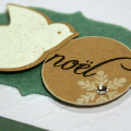 Dove Noel card - detail