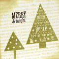 Merry & Bright Trees card