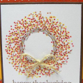 Thanksgiving Wreath Card