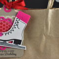 Winter Birthday gift tag