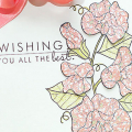 One of my very favorite cards using YOF: Sweet Peas stamp set from PTI.  Thanks for looking!!