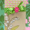 A long and skinny card using YOF: Lily of the Valley & Asian Fusion stamp sets from PTI.  Thanks for looking!