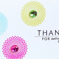 A very clean & simple card using Dot Spot & YOF: Violets stamp sets by PTI.  Thanks for looking!