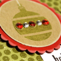 Sparkle Ornament Card - detail