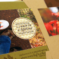 Autumn Hike Envelope Book - detail