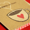 Warm Heart Card - detail