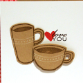 Love You Cups Card