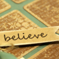 Believe in the Season Card - detail