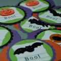 Halloween tags for M&M sticks