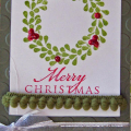 Wreath for All Seasons - I cased Lynn in St. Louis - Basic Grey Fruitcake Paper