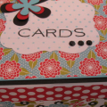 Egg box used for set of BB cards