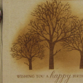 Supplies: Everything's from Papertrey Ink Unless Noted
Cardstock: Kraft
Stamps: Background Basics: Woodgrain, & Through The Trees
Accents: Dark Chocolate Vintage Button and Button Twine
Ink:...