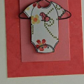 paper: Stampers Select White Cardstock by PTI
patterned paper scraps: Honey Pie by Cosmo Cricket, Paper Salon, Canopy Plaid by Chatterbox
ink: Black Palette
stamps: Bitty Baby Blessings by PTI...