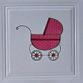Recipe
Stamp Set(s):
-Bitty Baby Blessings by PTI

Ink:
-Noir Black by Palette

Paper:
-Stampers Select White by PTI

Patterned Paper:
Scraps from We R Memory Makers

Accessories...