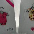 Recipe
Stamp Set(s):
-Bitty Baby Blessings by PTI

Ink:
-Noir Black by Palette

Paper:
-Stampers Select White by PTI

Patterned Paper:
Scraps from We R Memory Makers

Accessories...