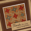 Ribbon Star Thank You Card