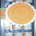 Nugget tin for baby gift