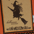 Vintage Witch Halloween Card