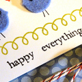 Happy Everything Birds Card - detail