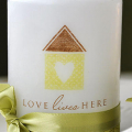 Love Lives Here Candle