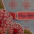 Cardstock: Spring Rain, Hibiscus Burst, & White
Ink: Spring Rain and Hisbiscus Burst; Memento Tuxedo Black
Stamps: Delightful Dahlia and Guidlines 2
Ribbon: Hibiscus Burst Luxe Satin Ribbon...