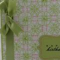Cardstock: White & Spring Moss
Ink: Spring Moss, Sweet Blush, & Black
Stamps: Guidlines 2 & Fillable Frames 4
Spring Moss Ribbon
Fillable Frames 4 Diecut
Kaisercraft Pearls