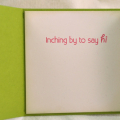Inside of Inching By Lunchbox Note