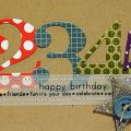 Birthday Numbers Card